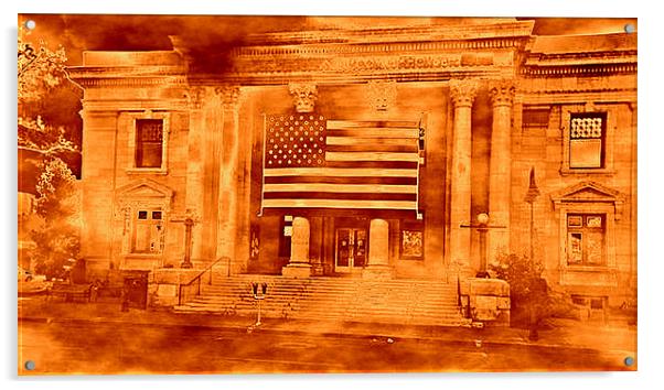 THE OLD COURTHOUSE Acrylic by Robert Happersberg
