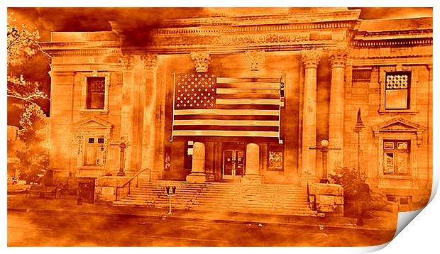 THE OLD COURTHOUSE Print by Robert Happersberg