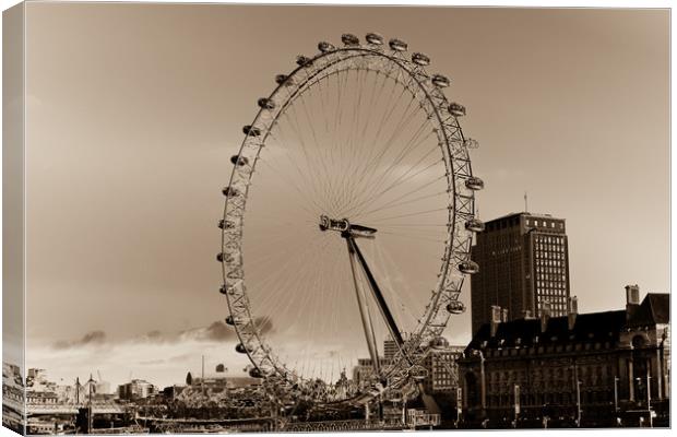 London Eye Canvas Print by David Pyatt