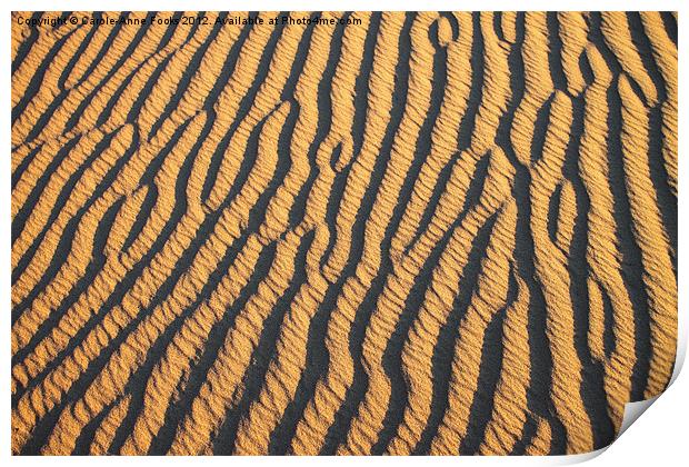 Dune Abstract at Sunrise Print by Carole-Anne Fooks