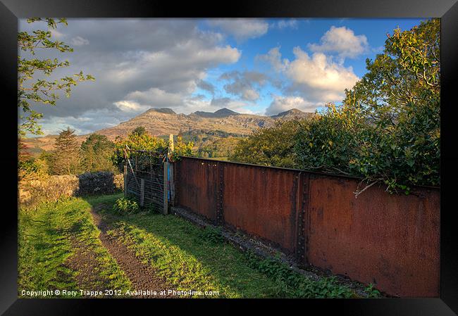 Railway bridge Framed Print by Rory Trappe