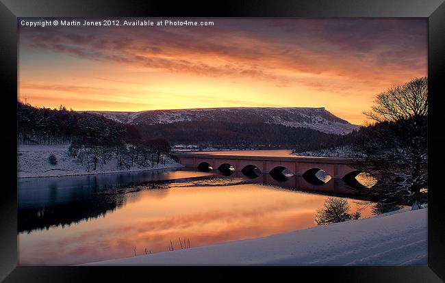 Sunrise over Ladybower Framed Print by K7 Photography