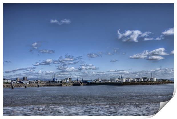Port of Cardiff Print by Steve Purnell