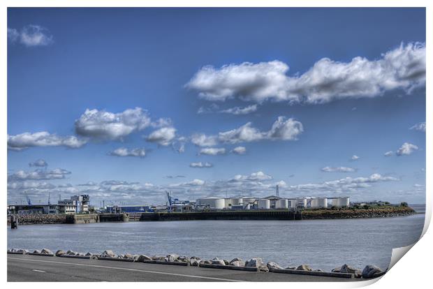 Port of Cardiff 2 Print by Steve Purnell