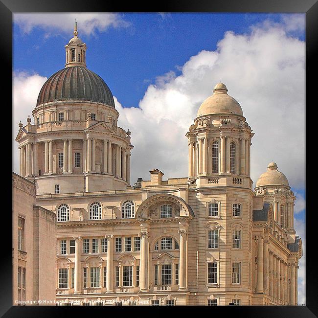 Port of Liverpool Building Framed Print by Rob Lester