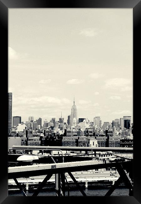 Empire State Framed Print by Danny Thomas