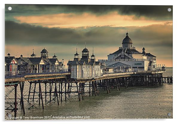 Eastbourne Pier Acrylic by Tony Bramham