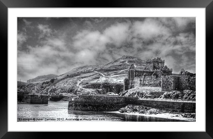 Peel Castle Framed Mounted Print by Julie  Chambers