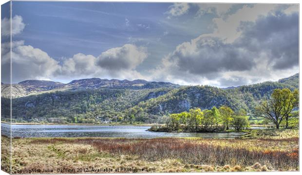 Derwent Waters Canvas Print by Julie  Chambers