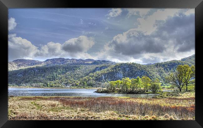 Derwent Waters Framed Print by Julie  Chambers