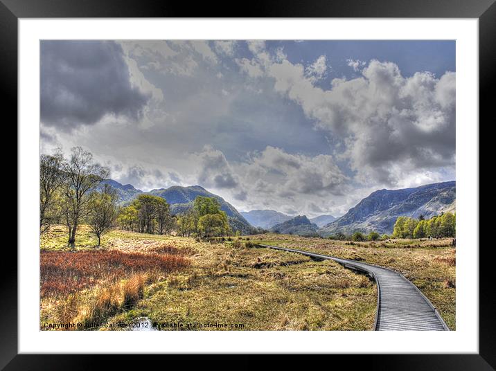 Derwent Waters Framed Mounted Print by Julie  Chambers