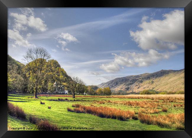 Derwent Lake District Framed Print by Julie  Chambers