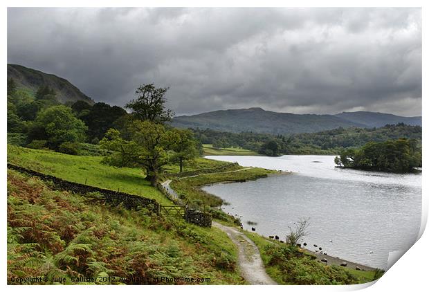 Rydal Print by Julie  Chambers