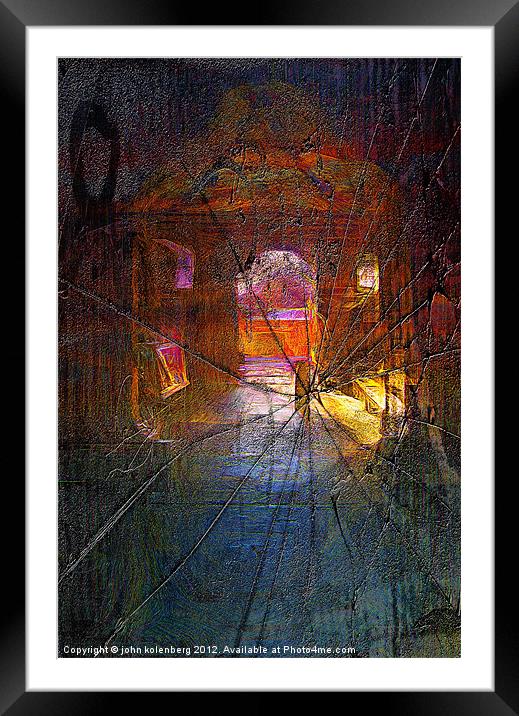 entrance to the church of atotonilco 2 Framed Mounted Print by john kolenberg