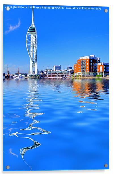 Spinnaker Reflections Acrylic by Colin Williams Photography