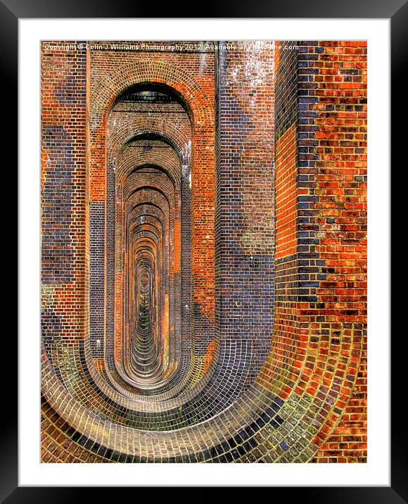 Balcombe Viaduct Pierced Piers 1 Framed Mounted Print by Colin Williams Photography