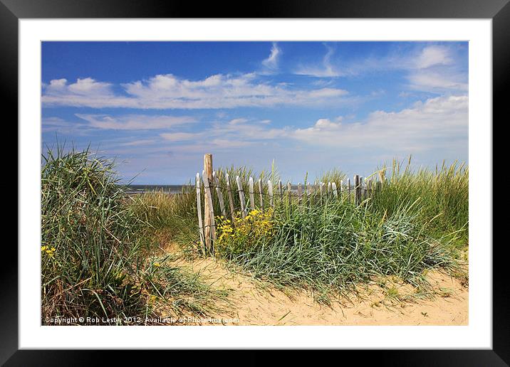 Going to the Beach Framed Mounted Print by Rob Lester