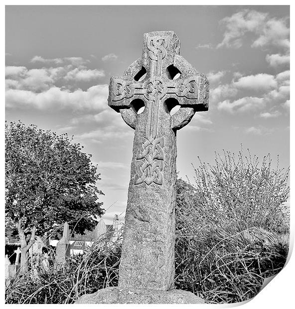 Celtic Cross #2 Print by Buster Brown
