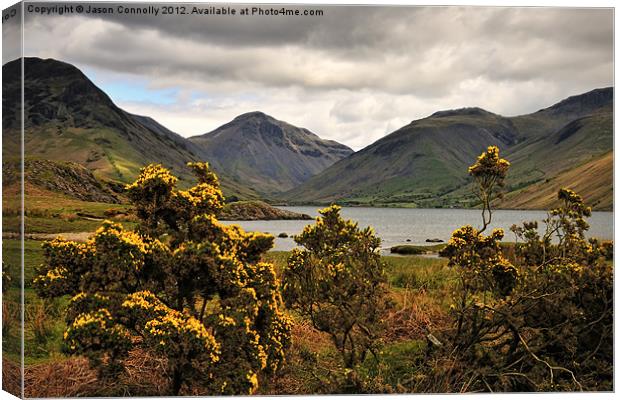 Wast Water Views Canvas Print by Jason Connolly