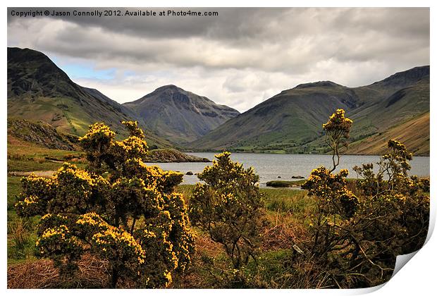 Wast Water Views Print by Jason Connolly