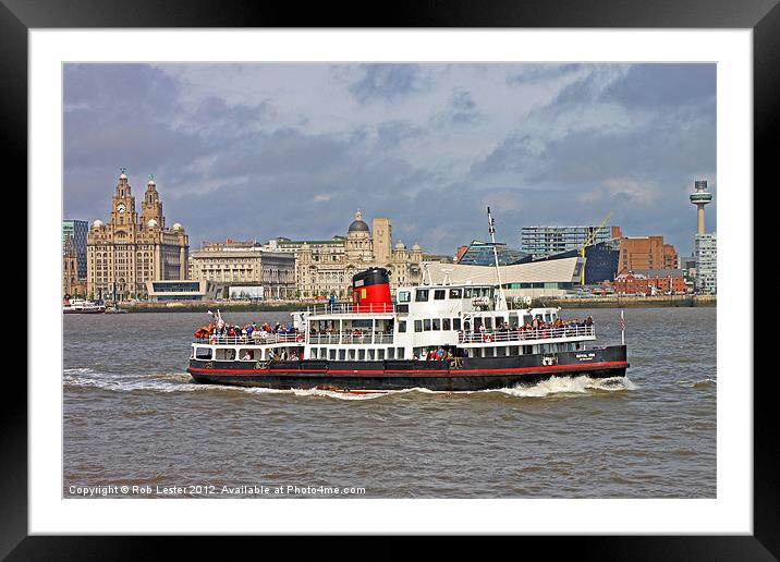Royal Iris, Liverpool Framed Mounted Print by Rob Lester