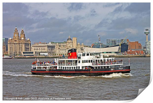 Royal Iris, Liverpool Print by Rob Lester