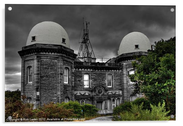 Bidston Observatory Acrylic by Rob Lester