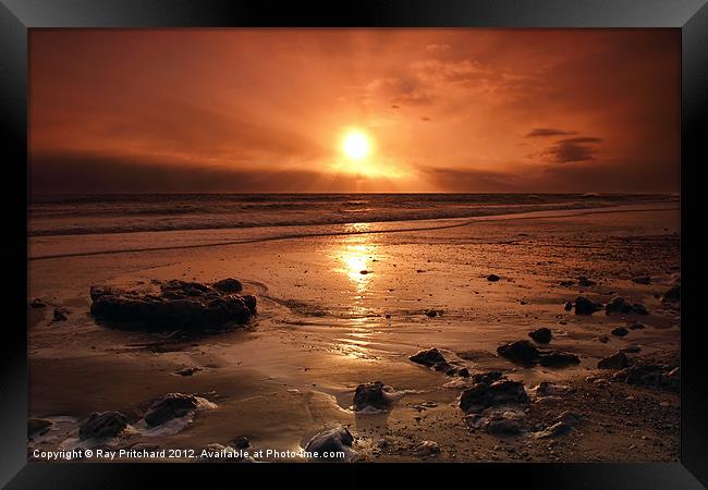 Marsden Bay Framed Print by Ray Pritchard