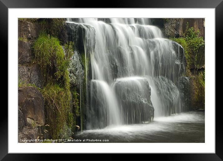 Washing Well Waterfall Framed Mounted Print by Ray Pritchard