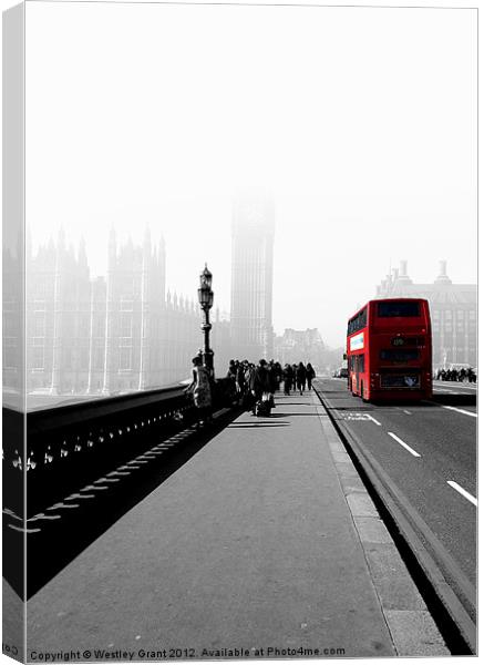 RED 159 Canvas Print by Westley Grant