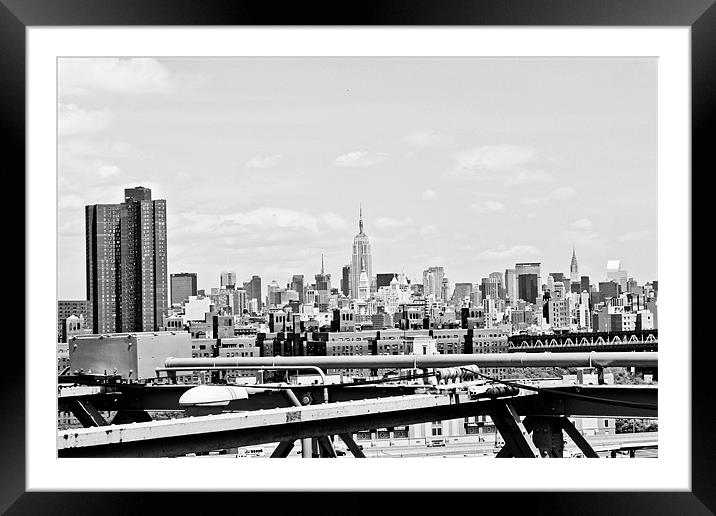 Midtown Manhattan Framed Mounted Print by Danny Thomas