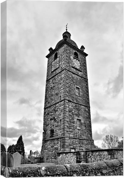 St Ninians Clock Tower Canvas Print by Buster Brown