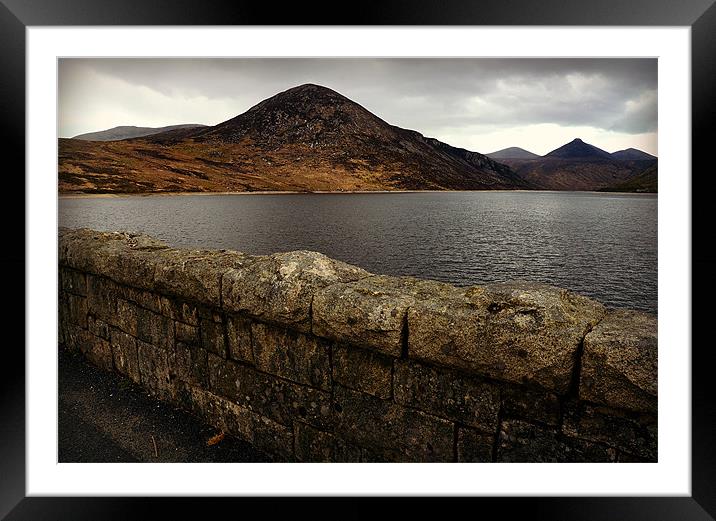 Silent Valley - Mourne Mountains Framed Mounted Print by Mari Lara