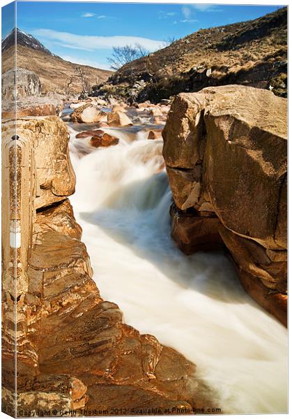 River Etive Canvas Print by Keith Thorburn EFIAP/b