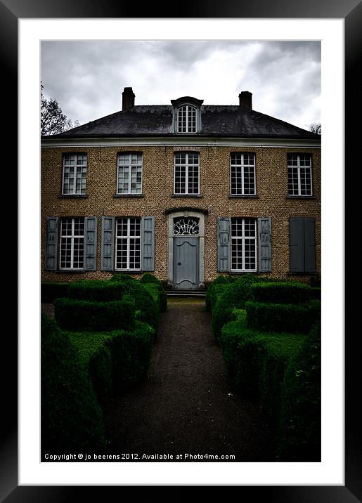 the rectory Framed Mounted Print by Jo Beerens