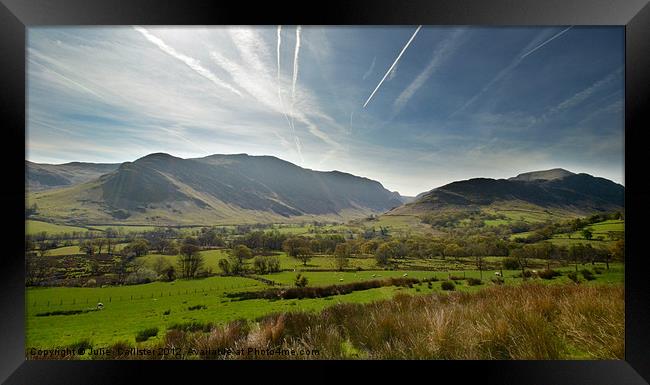 Near Buttermere Framed Print by Julie  Chambers