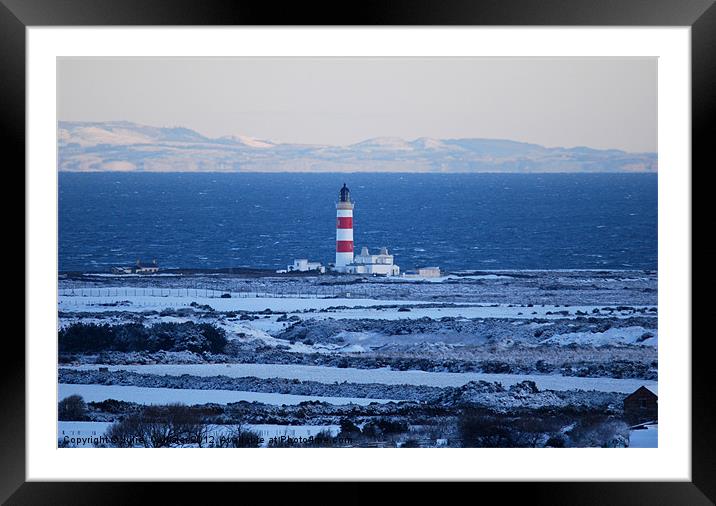 Point of Ayre Framed Mounted Print by Julie  Chambers
