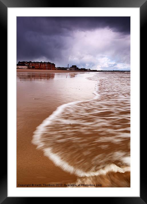 Porty Beach Framed Mounted Print by Keith Thorburn EFIAP/b