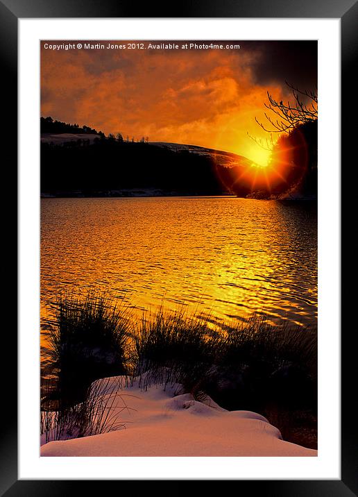 Sun Up at Derwent Framed Mounted Print by K7 Photography
