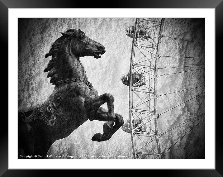 Statue of Boadicea Framed Mounted Print by Colin Williams Photography