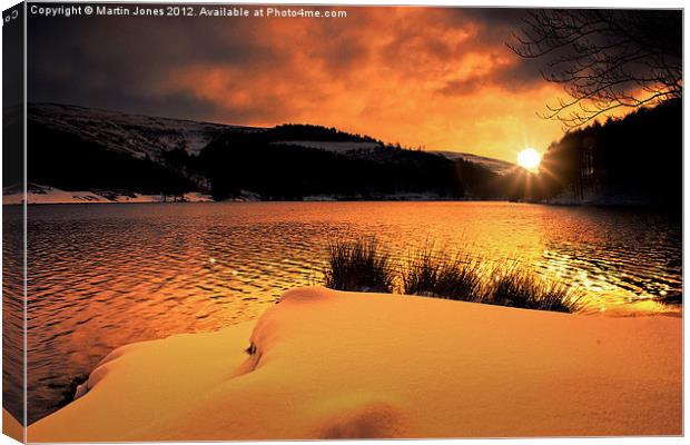 First Sunlight in the Valley Canvas Print by K7 Photography