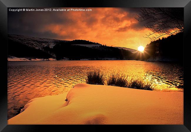 First Sunlight in the Valley Framed Print by K7 Photography