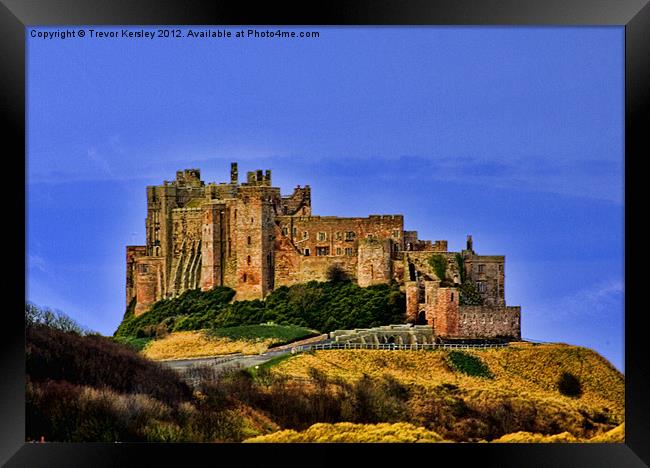 Bamburgh Castle Framed Print by Trevor Kersley RIP