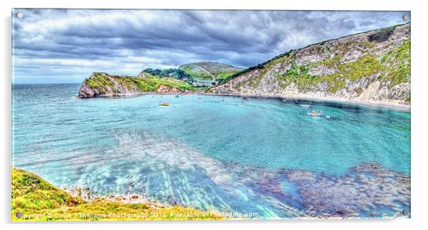 Lulworth Cove Acrylic by Colin Williams Photography