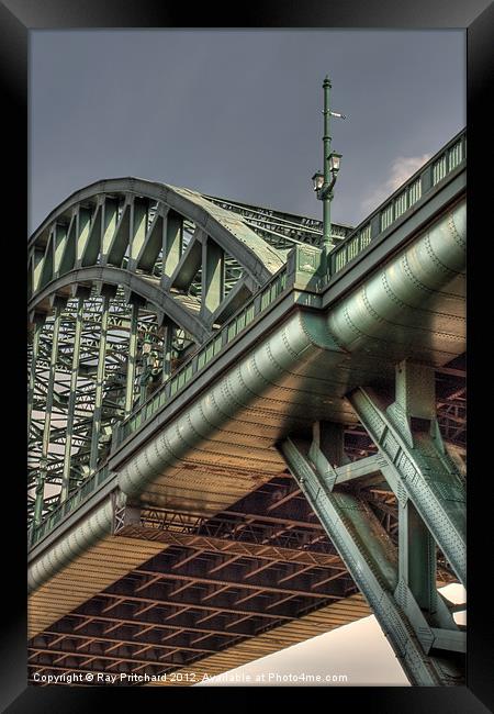 HDR Tyne Bridge Framed Print by Ray Pritchard