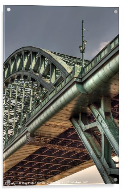 HDR Tyne Bridge Acrylic by Ray Pritchard