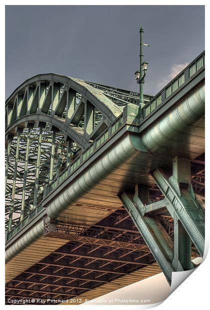 HDR Tyne Bridge Print by Ray Pritchard