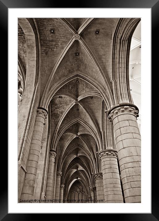 arches Framed Mounted Print by Jo Beerens