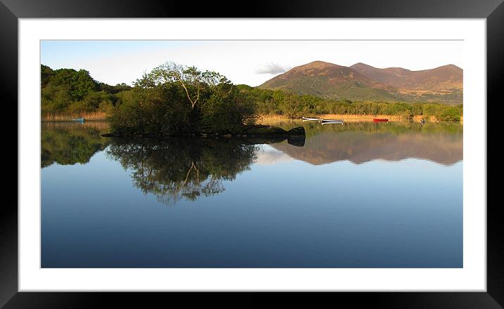 Upper Lake Framed Mounted Print by barbara walsh