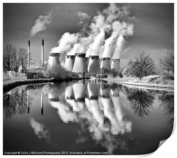 Ferrybridge 1 Print by Colin Williams Photography